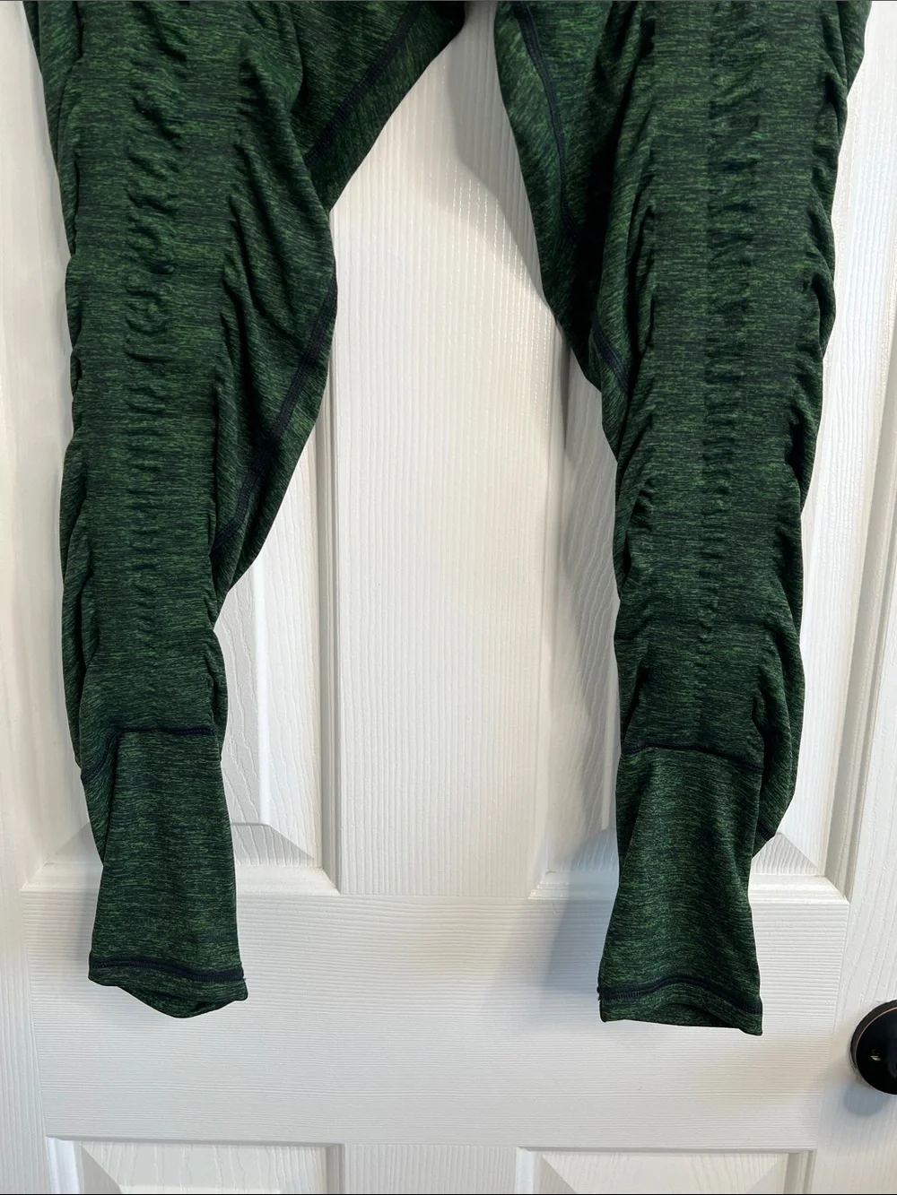 NWT Sweetflexx green & black resistance band leggings size 14